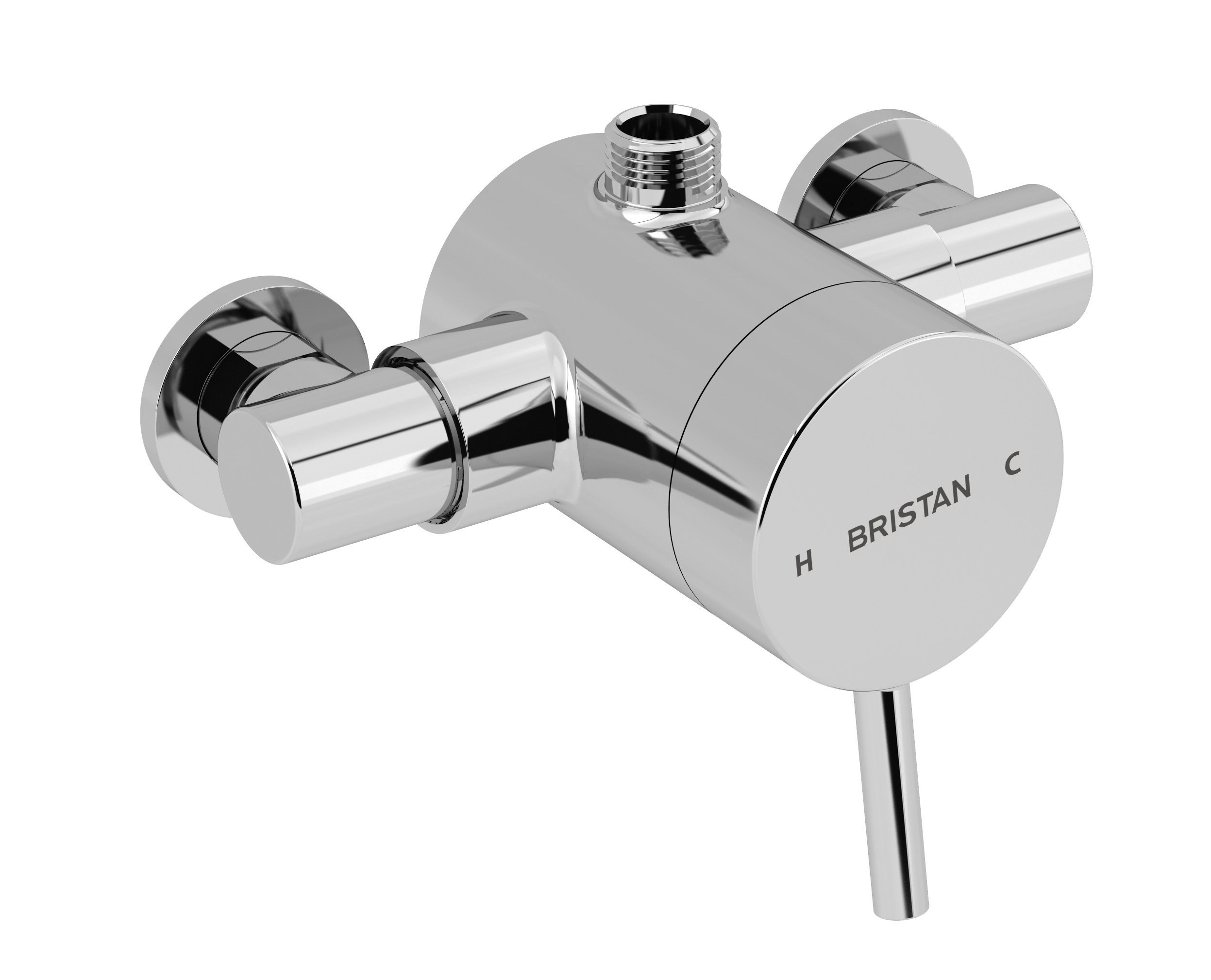 Bristan PM2 SQSHXTVO C Prism Exposed Sequential Top Outlet Shower Valve, Chrome
