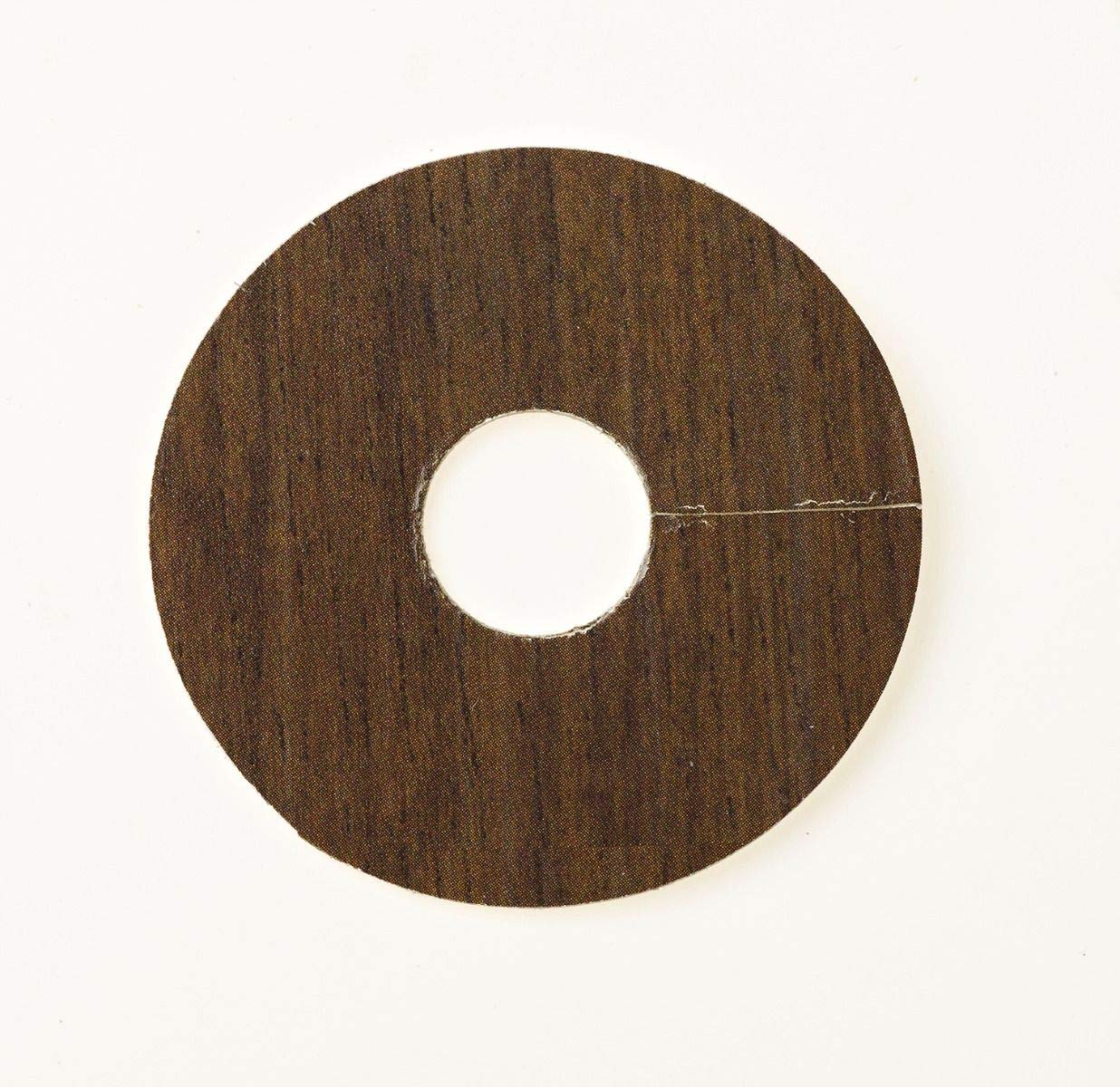 4 x FC47 Dark Weathered Oak Surround for Laminate Flooring Overall Size: 45mm to Suit 15MM Pipes - Laser Cut - EASYFIT