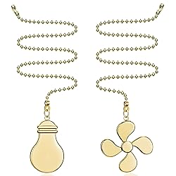 SUR-CIEL 2PCS Ceiling Fan Pull Chain, Ceiling Fan