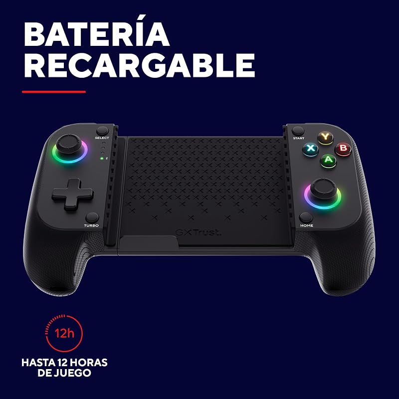 Mylox Mando para Móvil Bluetooth Gamepad Inalambrico, Negro