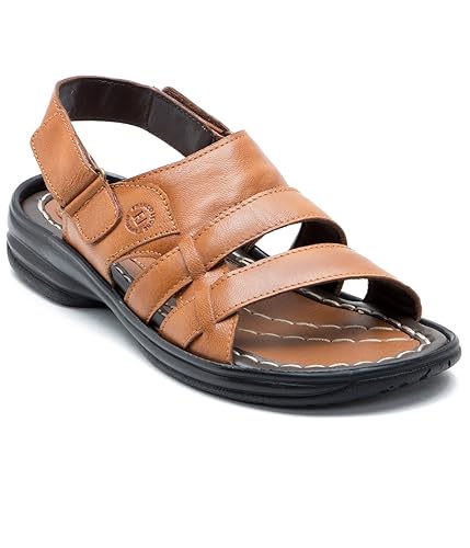 franco leone men's leather sandals and floaters