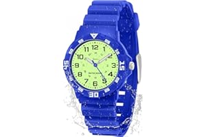 CKV Kids Analog Watches for Girls Boys Children Watches with Luminous Easy to Read Learning Time, Soft Band, 30M Waterproof Child Watch, Great Birthday Gifts for Ages 3-12 Kids