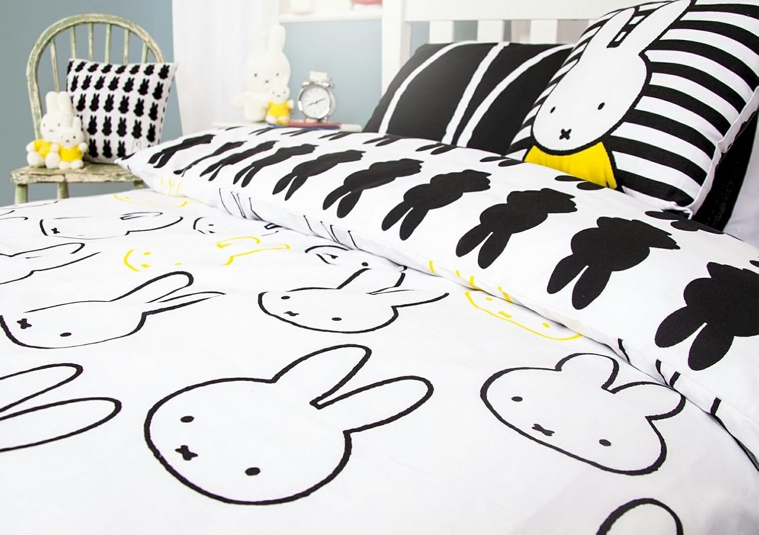 Primark Home Miffy Single Duvet Cover Set with 1 Pillow Cases 135cm x