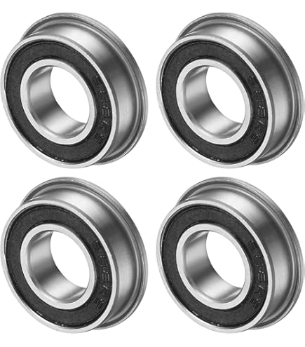 2x R4-ZZ Ball Bearing 0.625in x 0.25in x 0.196in ZZ 2Z [Flanged