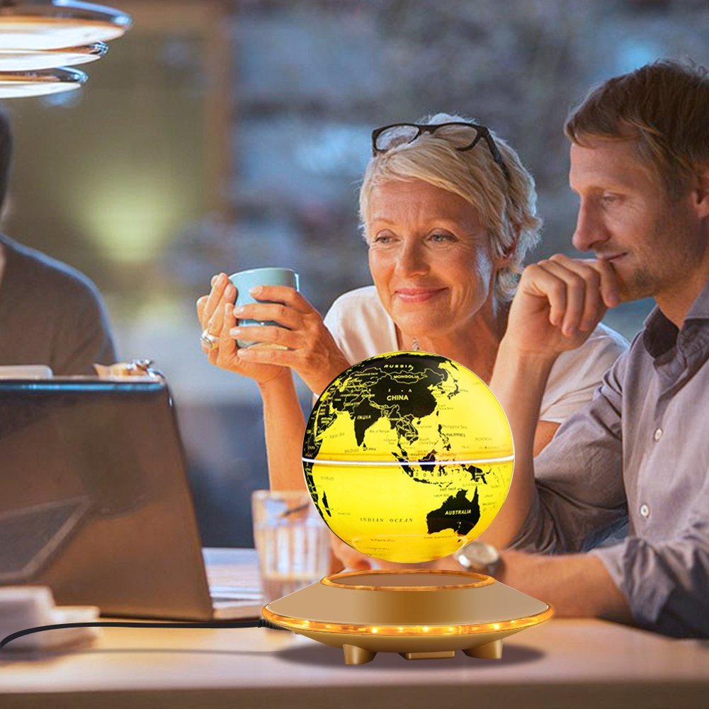 Globo Terracqueo Magnetico Levitante - Mappamondo Luminoso LED, Decorazione Per Casa/Ufficio - Foto 7