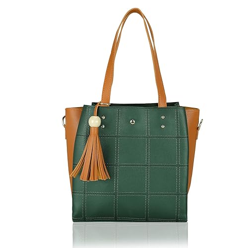 Bagclan Triple Partition Designer Bag For Women And Girls