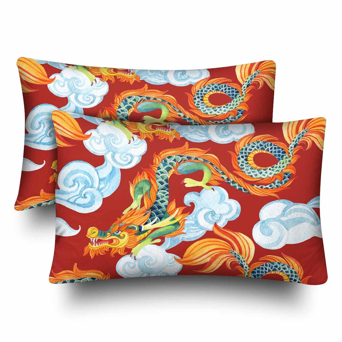 Amazon Com Interestprint Traditional Dragon Symbol Watercolor