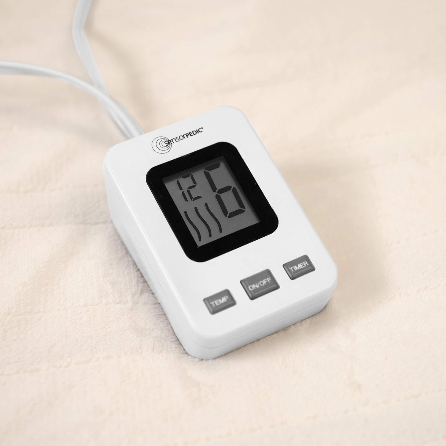 SensorPedic Heated Electric Blanket with SensorSafe, Full, Ivory: Home & Kitchen