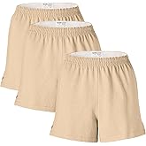 Soffe Womens Fashion Juniors' Authentic Cheer Shorts - 3 Pack
