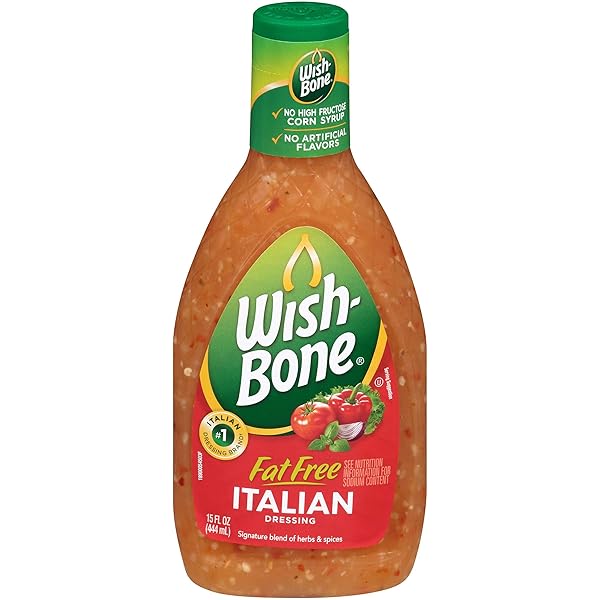 WISH-BONE FAT FREE ITALIAN SALAD DRESSING, 15 FL...
