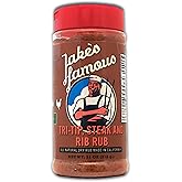 Jake's Righteous Rubs Tri Tip, Steak & Rib Rub 11 Oz All Purpose, Brown Sugar BBQ Seasoning for Beef, Pork, Chicken, Ribs, Prime Rib, Gluten-Free, No MSG (Pack of 1)
