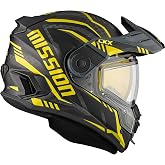 CKX Mission Full Face Helmet - Carbon Code Electric Double Shield