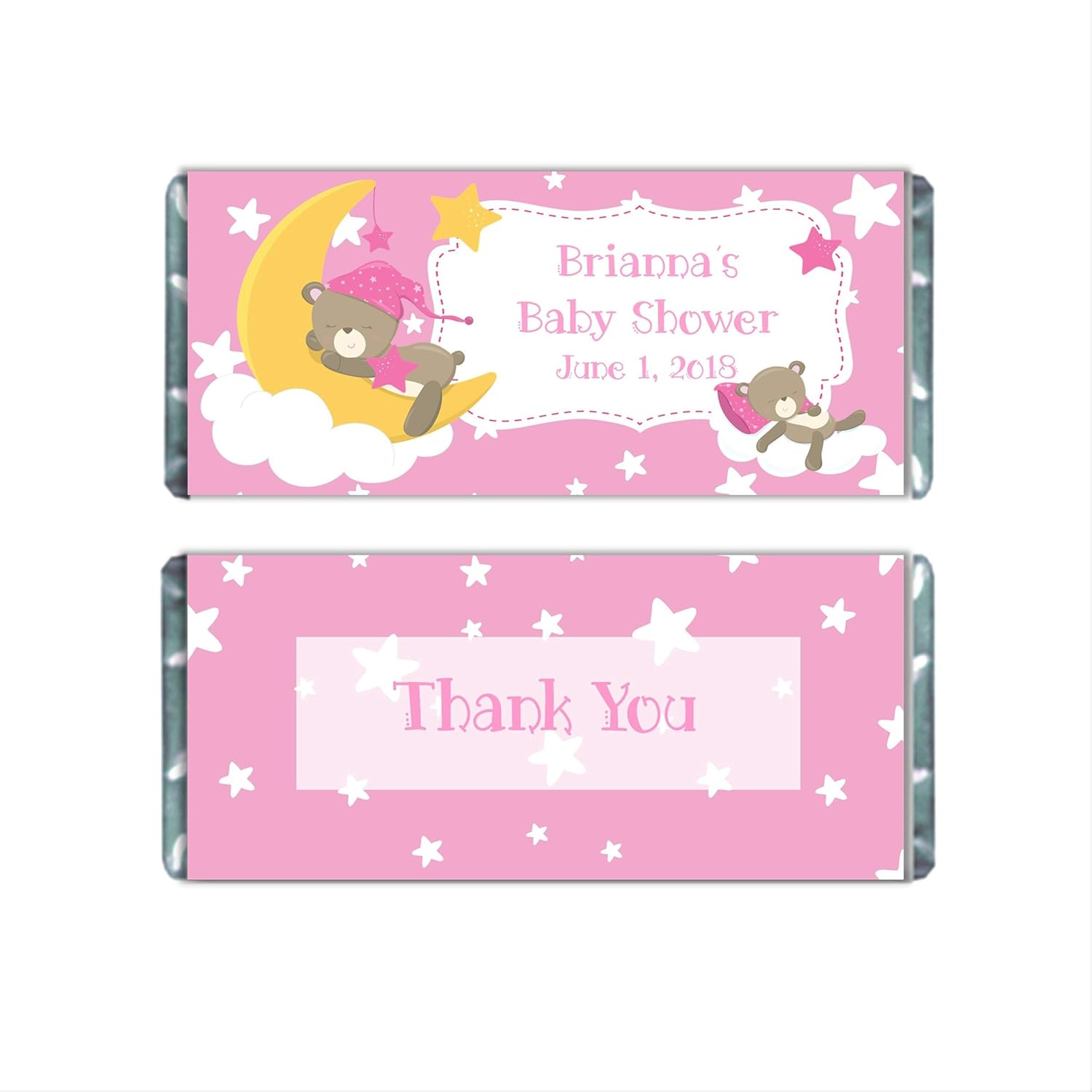 baby shower candy bar wrappers