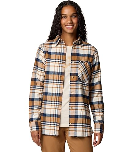 Amazon.com: Columbia Women's Calico Basin Shirt Jacket, Chalk