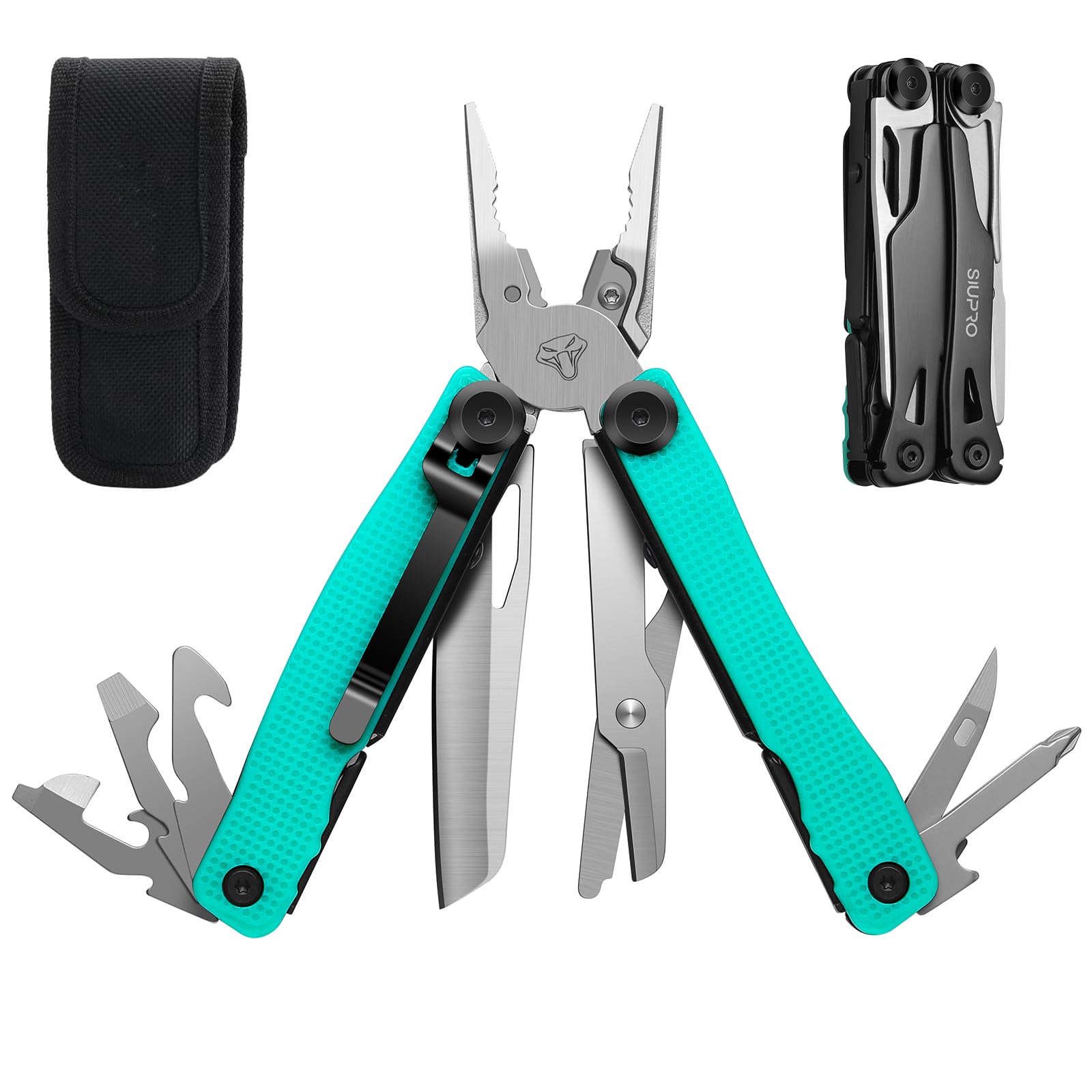 Multitool, 21-in-1 Stainless Steel Pocket Knife With Screwdriver...