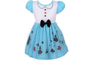 Dressy Daisy Princess Dress Up Clothes Halloween Fancy Party Tulle Skirt Summer Outfit for Baby & Toddler Girls