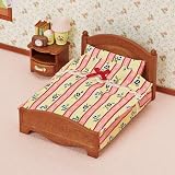 Sylvanian Families Semi-Double Bed Dollhouse Furniture 5019 view 5