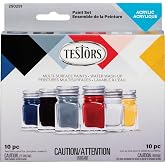 Testors Acrylic Paint Set Primary, Multicolor