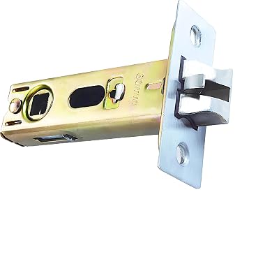 Qrity 60mm Tubular Mortice Latch Sprung Lock for Internal Doors Zinc Alloy