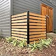 42in H x 38in W (2 Panels) No Dig Enclo Charleston Cedar Wood Privacy Screen, Ideal Outdoor Privacy Wall, Pool Equipment Enclosure, Trash Can Enclosures, Air Conditioner Fence, EC18009
