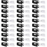 30 Pcs Plastic Garden Flag Clips Anti-Wind Flag Stoppers for Standard Garden Flag Pole,Garden Flagpole Station Accessories,Lawn Yard Flag Pole Clips to Hold Flags Plastic Outdoor,Keep Flags in Place