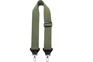 MoonEmbassy Banjo strap with Leather Ends and Metal Clips,2" Wide,Adjustable