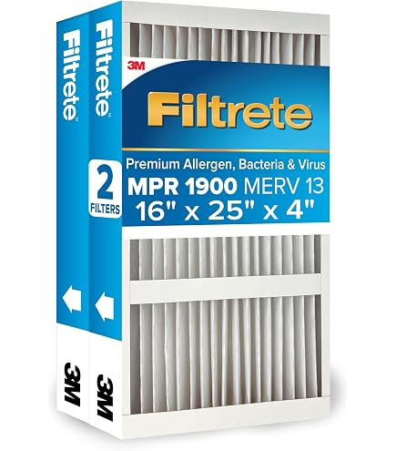 Filterbuy 19x20x5 Air Filter MERV 8 (4-Pack) - HVAC Furnace Filters For Bryant/Carrier, Actual 19.06x19.81x4.25 - View #4