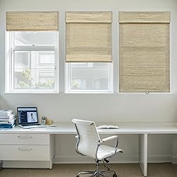 Pasoun Cordless Roman Shades for Windows, Window