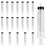 OFFCUP 20Pcs 10ml Plastic Syringes No Needle with Luer Slip Tip Refilling