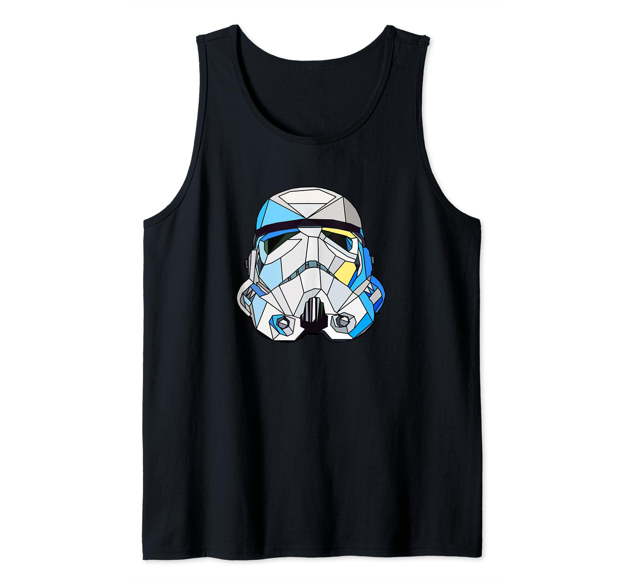 Star Wars Stained Glass Stormtrooper Helmet Tank Top