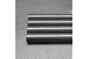 WHABEST US. Carbon Fiber Tube 3K OD 10mm 11 12mm 13 14mm 15mm 16mm 17 18mm 19mm 20mm X 1000mm Length 100% Full Carbon Composite Material/Pipes. RC Plane/RC DIY (2pc 10 * 8 * 1000mm Glossy)