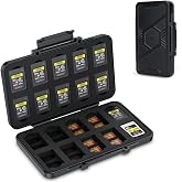 [Large Capacity] CFexpress Type A Card Case Storage (Not Fit Type B), 60 Slots Memory Card Organizer Holder Box for 40 TF Micro SD &amp; 20 CFexpress Type-A Cards, for Sony A7RV A7SIII A7IV A7R5 A1 A9M3
