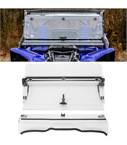 Buy SuperATV Scratch Resistant 3-in-1 Flip Windshield For