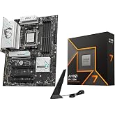 Micro Center AMD 9700X Processor with MSI B850 Gaming Plus WiFi Motherboard | CPU Motherboard Combo, Ready for AI PC, Ryzen 7, ATX, AM5, DDR5, PCIe 5.0, M.2 Gen5, Wi-Fi 7, 5G LAN