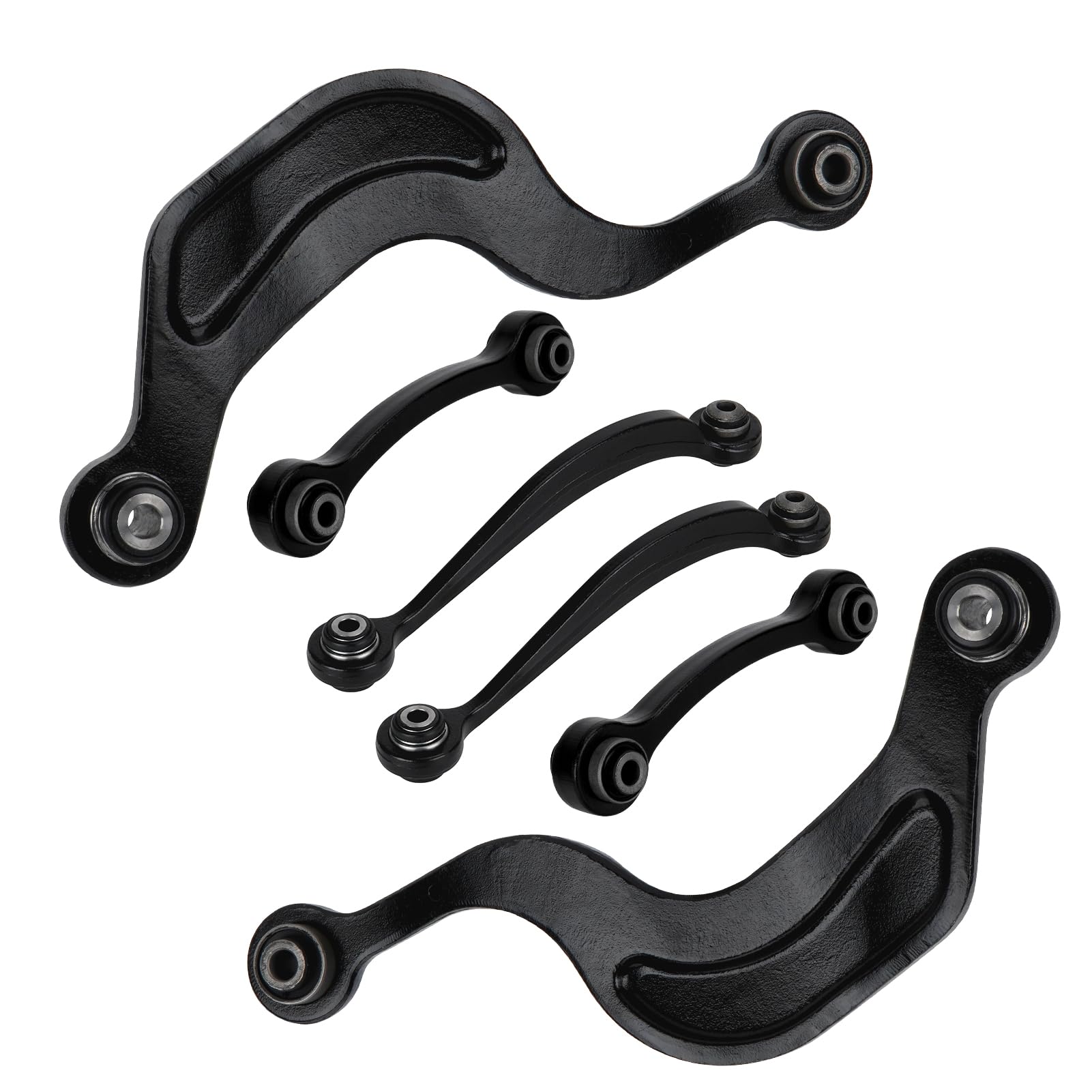 Photo 1 of 6Pcs Rear Upper Control Arm w/Ball Joint for Chevy Traverse 2009-2017 Buick Enclave 2008-2017 GMC Acadia Limited 2017 Saturn Outlook 2007-2010 Forward Lateral Rearward Arms Suspension Kit K641887