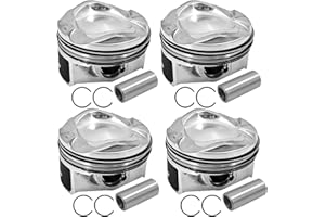 DS7Z6108F 4PCS 1.5L Engine Piston Set Compatible with Ford Escape 1.5L 2017-2019, Fits for Ford Fusion 1.5L 2015-2020 Piston 