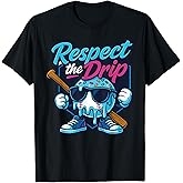 Baseball Drippy Style Apparel for Boys Youth Drip Baseball T-Shirt