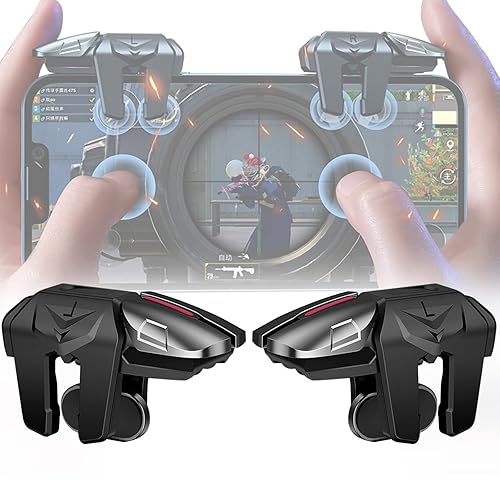 Gaming Controller 6 Finger - Mobile Gamepad Mit Trigger Für Smartphone & Tablet