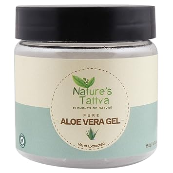 Nature's Tattva Pure and Natural Aloe Vera Gel, Clear, 150g