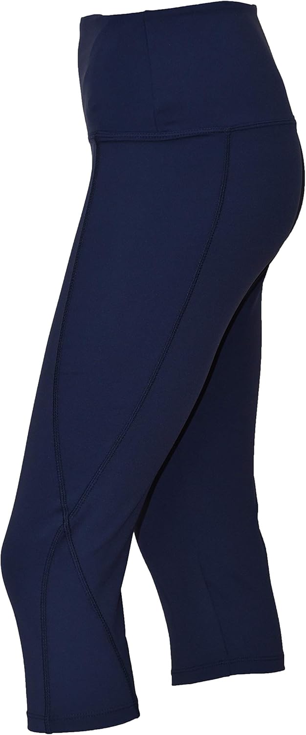 Private Island Women UPF 50+ Beach Capri Shorts Pants Swimsuit Pocket Bathing Swim Rash Guard Bottom: Clothing