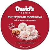 David's Cookies Butter Pecan Meltaways Soft &amp; Melt In Your Mouth 1Pack 32oz | Melt-in-Your-Mouth Texture, Rich Butter Pecan Flavor, Premium Ingredients, Kosher Certified, Gift-Ready
