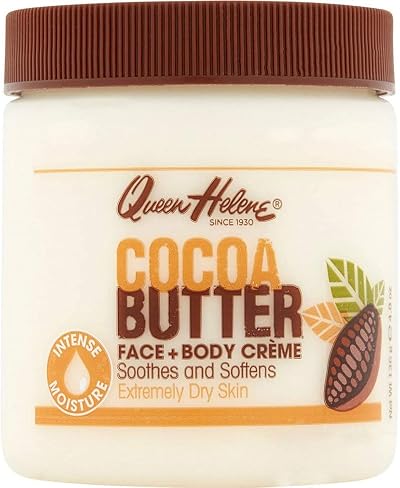Queen Helene Cocoa Butter Creme 4.8 oz Moisturizer Face Cream Dry Skin Relief