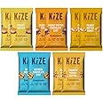 KiZE Energy Bar, Peanut Butter Lovers Variety Pack, 4-10 Clean & Simple Real Food Ingredients, 7-10g Protein, Gluten Free, Non-GMO, Soy Free, Mission Based, High Protein Snacks (10 Count)