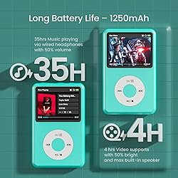 Mp3 Player with Bluetooth Walkman Y1 128G Innioasis