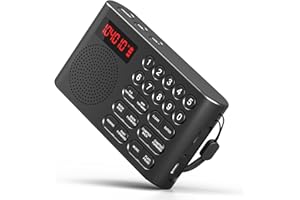 Healvaluefit KJV Audio Bible Player, King James Version Electronic Bible, Electronic Holy Bible Audio Player for Seniors Elderly, Visually Impaired, Dyslexics, Non-Readers - KJV (King James Version)