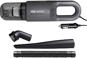 WAP Aspirador de Pó Automotivo CAR 12V2, Portátil, 420ml, com Recipiente Removível e Filtro Lavável, 180W 12VDC