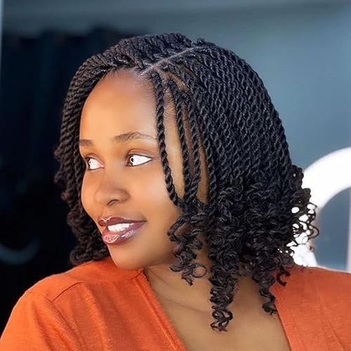 Leeven Packs Wavy Senegalese Twist Crochet Hair with Curly Ends - Main Image