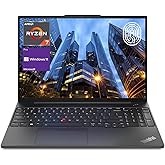 Lenovo ThinkPad E16 Gen 1 Business Laptop, 16" FHD+ Display, AMD Ryzen 7 7730U, 16GB RAM, 512GB SSD, Backlit Keyboard, Fingerprint Reader, HDMI, RJ-45, Wi-Fi 6, Windows 11 Pro, Black