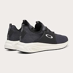 Oakley Men's Dry Sole Sneaker, Black/White, 12