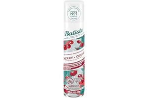 Batiste Dry Shampoo Spray, Cherry Scent, 200-ml, Fruity & Cheeky Cherry Scent, Leaves Hair Smelling Great, Instantly Refresh 